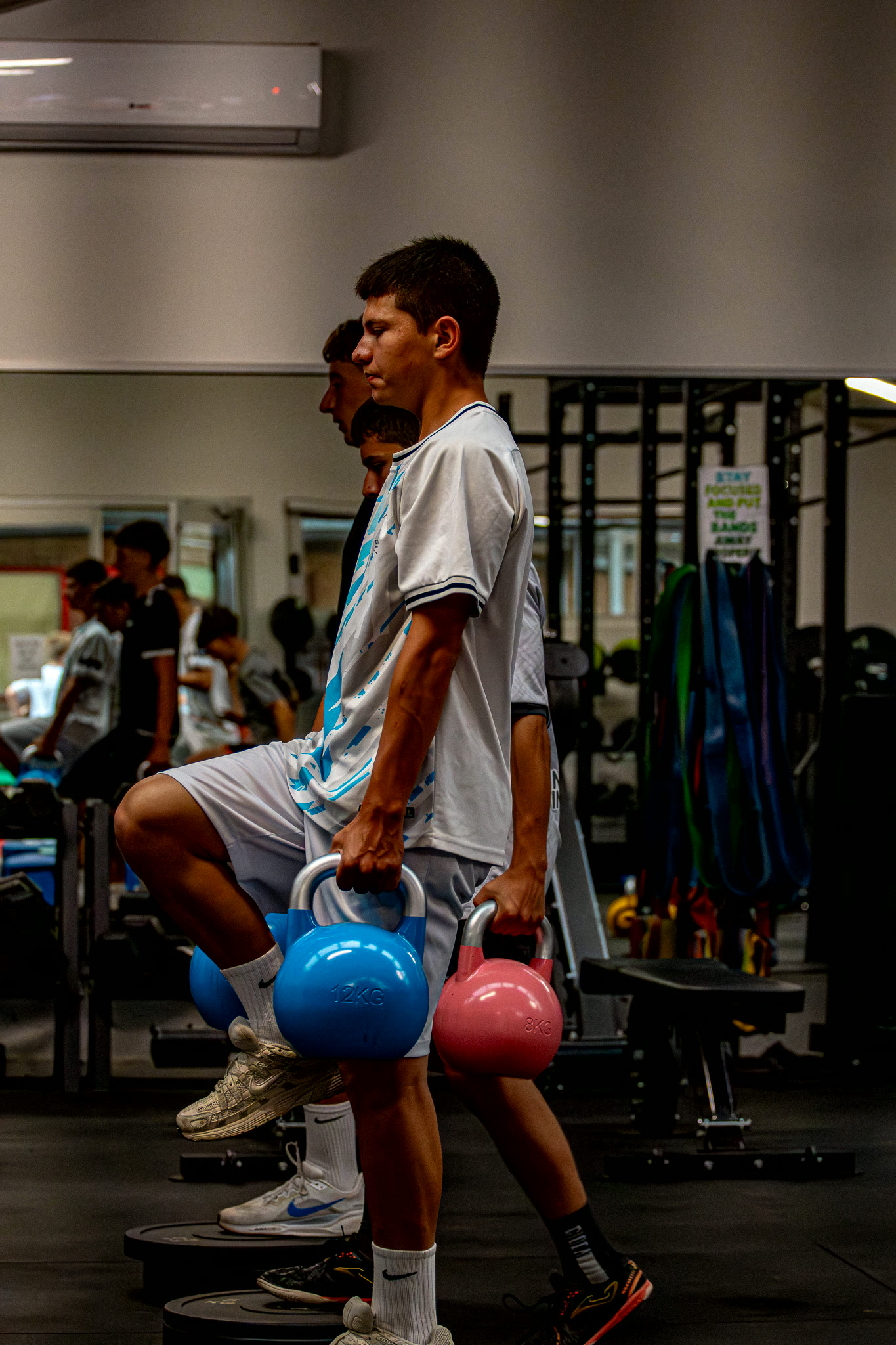 The private strength and conditioning gym at Gamechanger HQ.